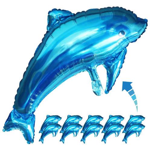 [Магазин воздушных шаров] Алюминиевый шар Дельфин Море Тропическое Украшение Магазин Выставка Дельфин Большой Летний Бассейн Фестиваль Украшение Симуляция Магазин Дельфи